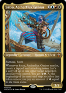 Satya, génie de l'Étherflux (gravure à l'acide) [Commander Horizons du Modern 3]