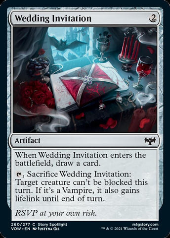 Invitación de boda [Innistrad: Voto Carmesí]