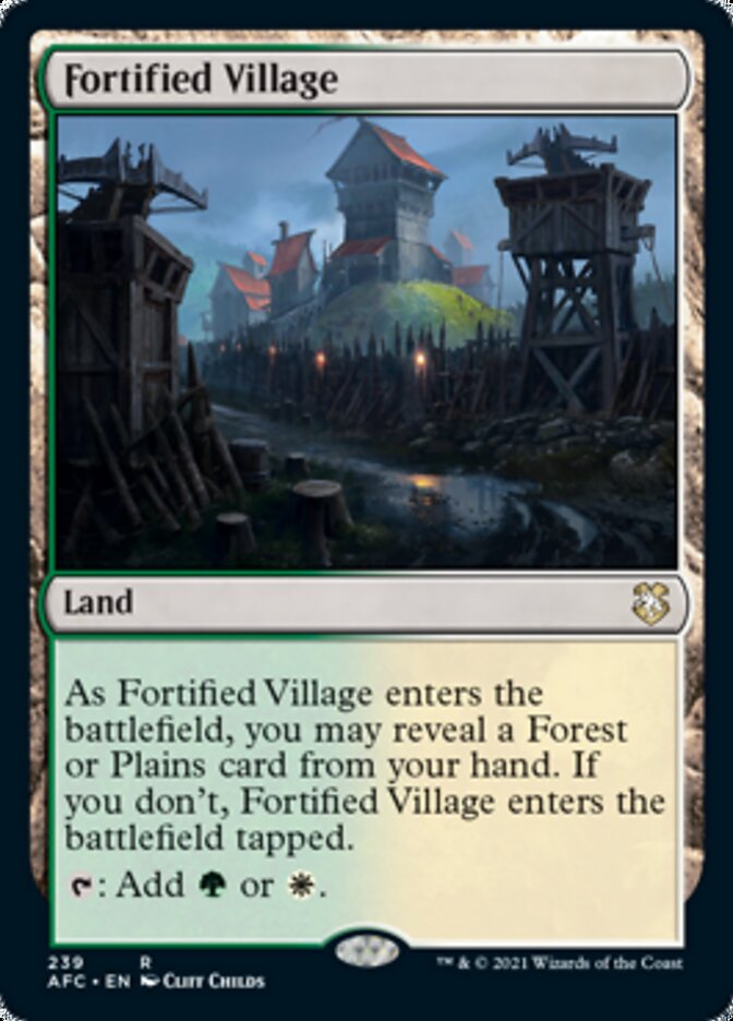 Village fortifié [Dungeons & Dragons: Adventures in the Forgotten Realms Commander]
