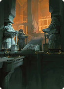 Carte artistique des Mines de la Moria [Le Seigneur des Anneaux : Contes de la Terre du Milieu - Série de cartes artistiques]
