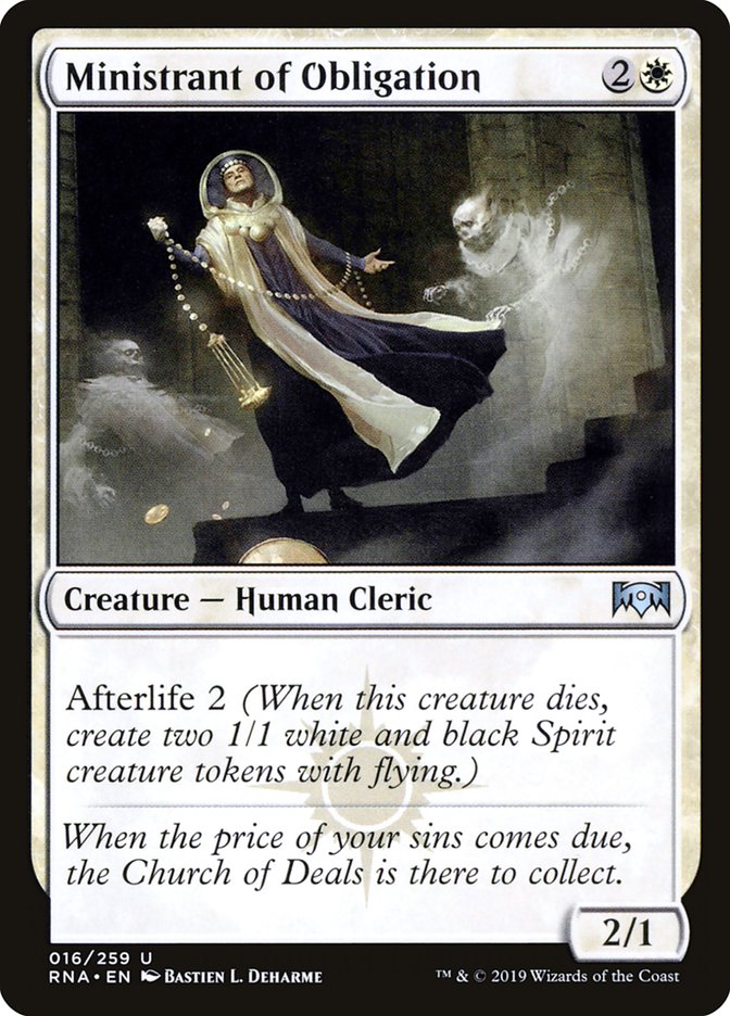 Serviteur de l'Obligation [Allégeance de Ravnica]