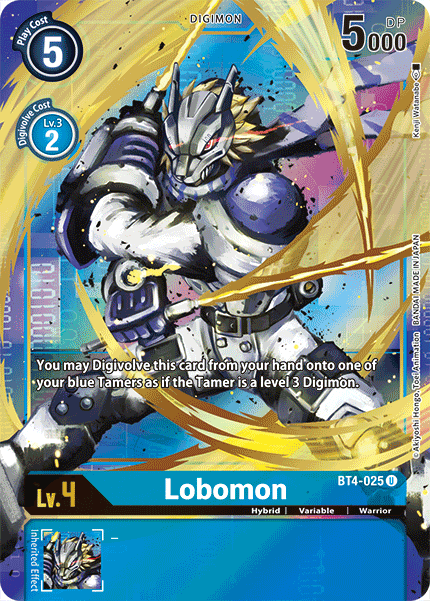 Lobomon [BT4-025] (Arte alternativo) [Gran leyenda]