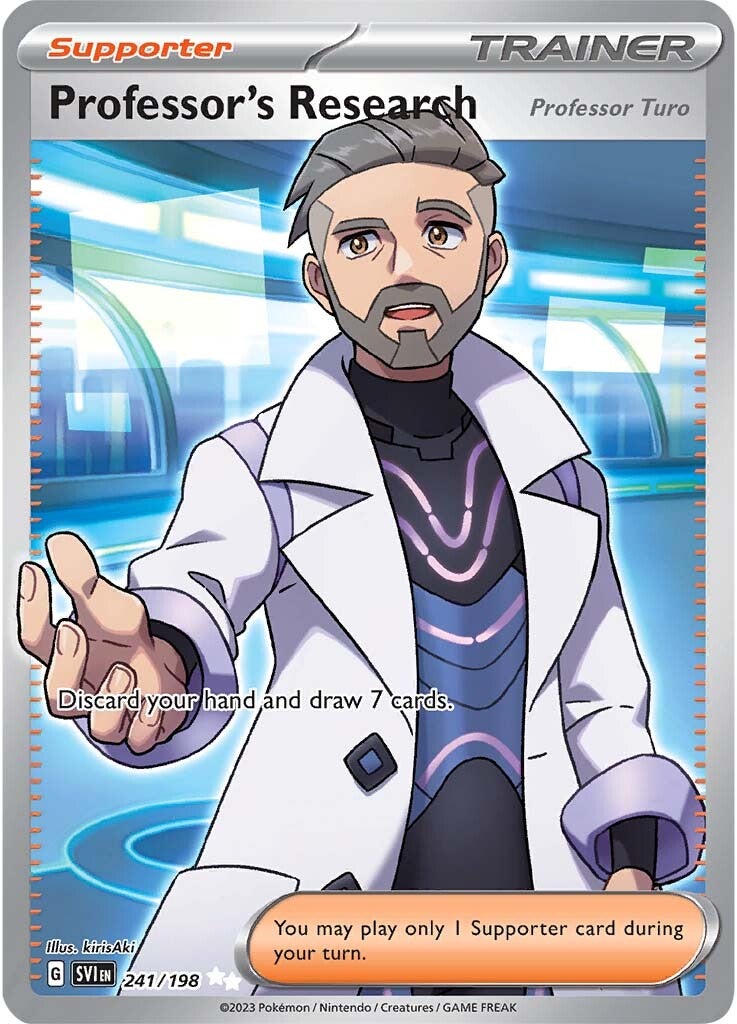 Investigación del Profesor (Profesor Turo) (241/198) [Escarlata y Púrpura: Set Base]