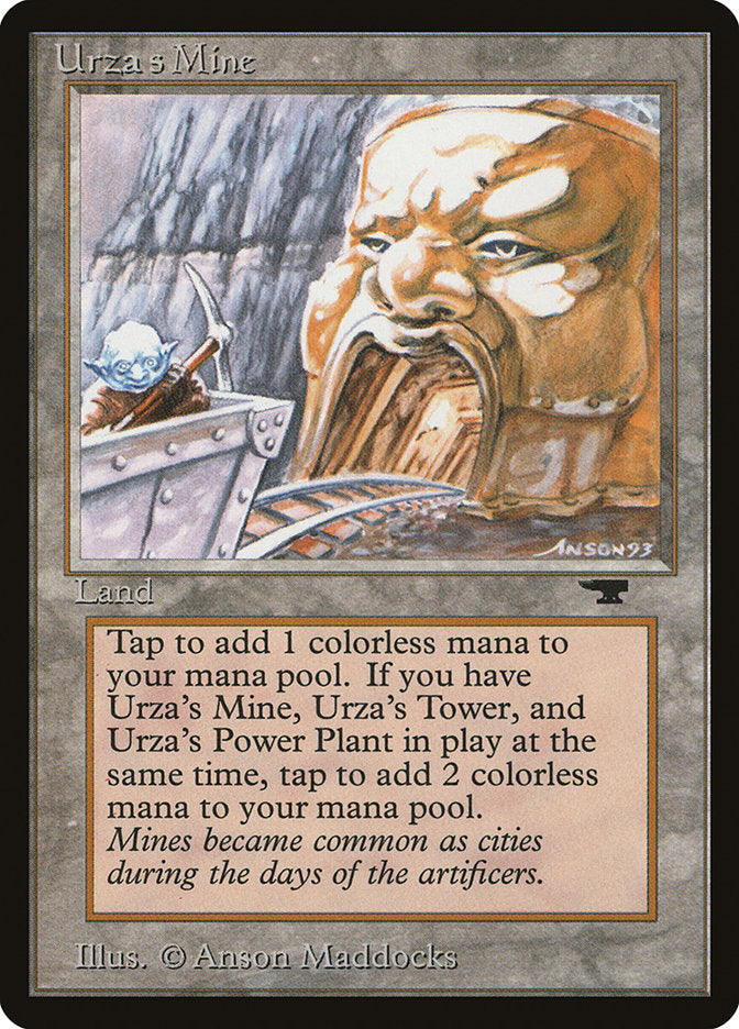 Mine d'Urza (Chariot de mine entrant dans l'embouchure) [Antiquities]