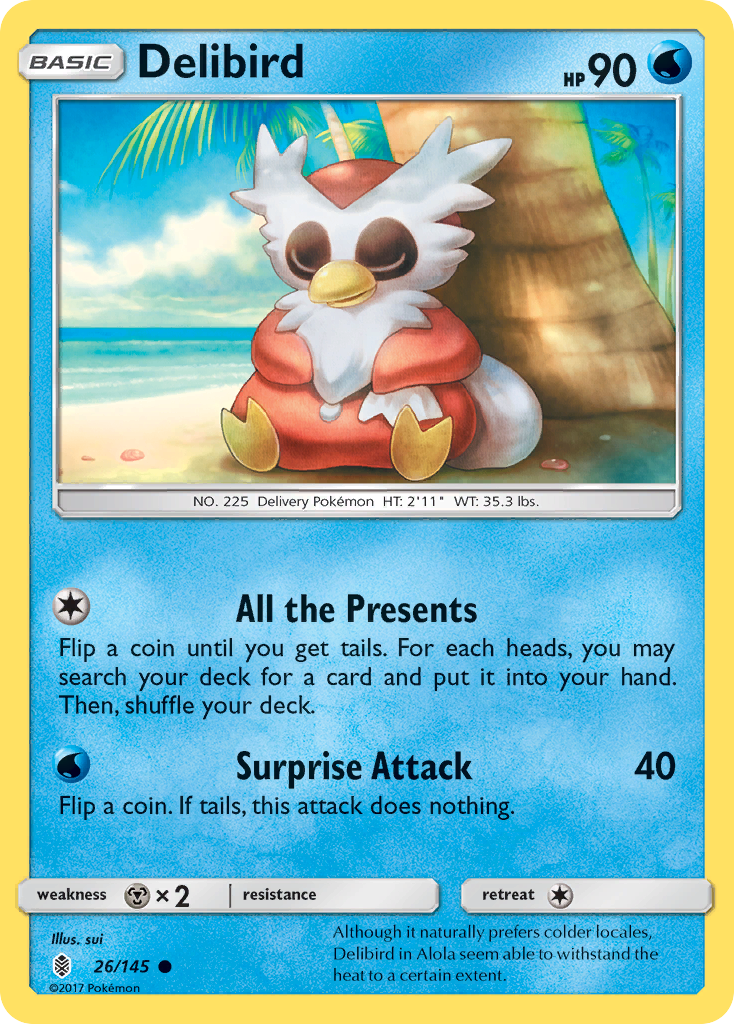 Delibird (26/145) [Soleil et Lune : Gardiens Ascendants]