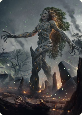 Titania, Gaea Incarnate Carte alternative [Série d'illustrations La Guerre Fratricide]