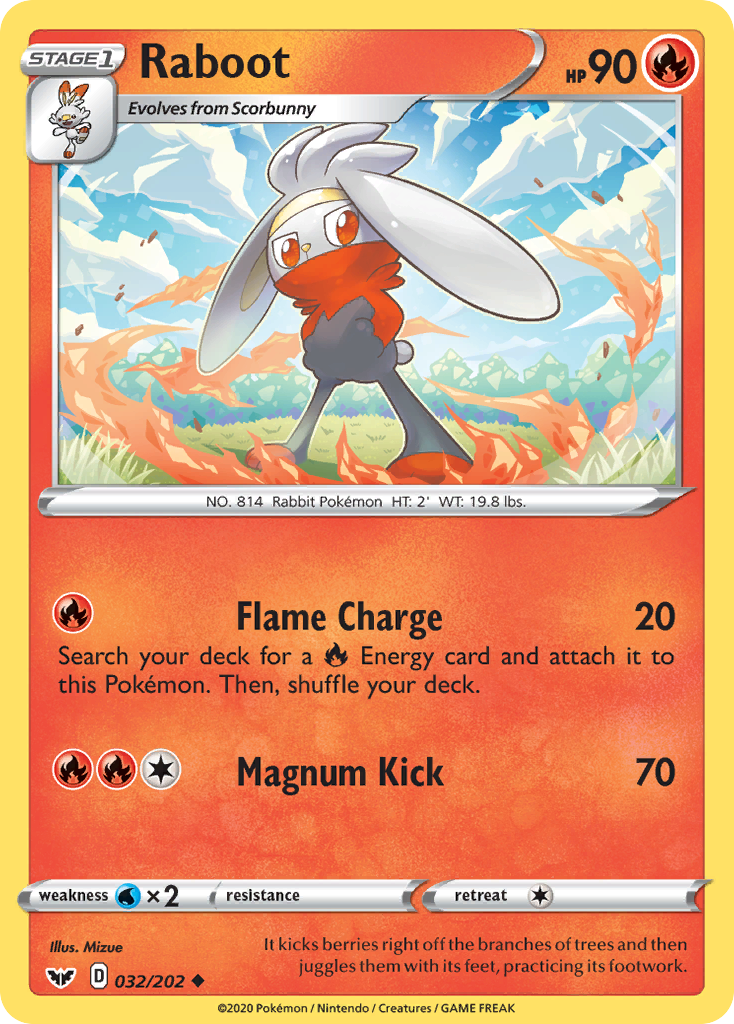 Lapyro (032/202) [Épée et Bouclier : Set de Base]