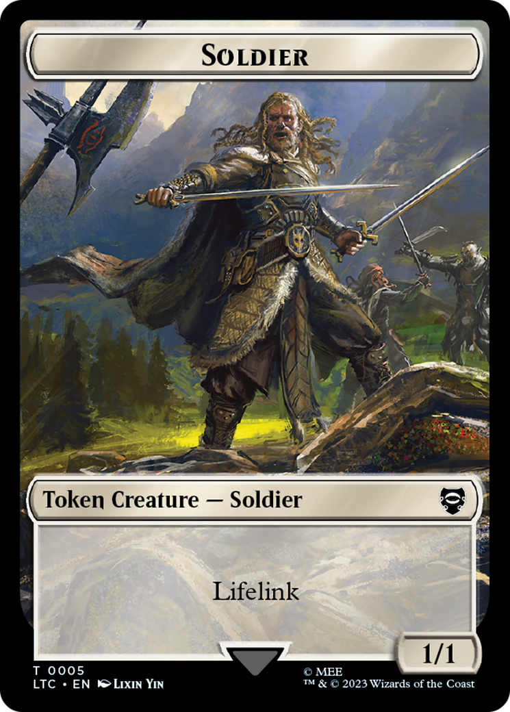 Soldat // Nourriture jeton [The Lord of the Rings: Tales of Middle-Earth Commander Tokens]