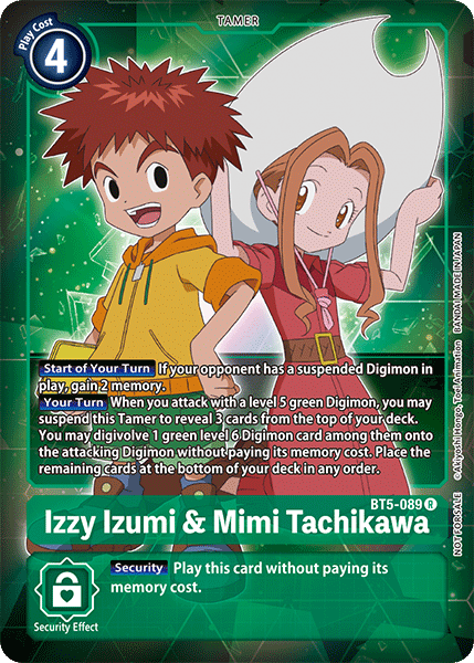 Izzy Izumi y Mimi Tachikawa [BT5-089] (Promo de compra de caja) [Battle of Omni]