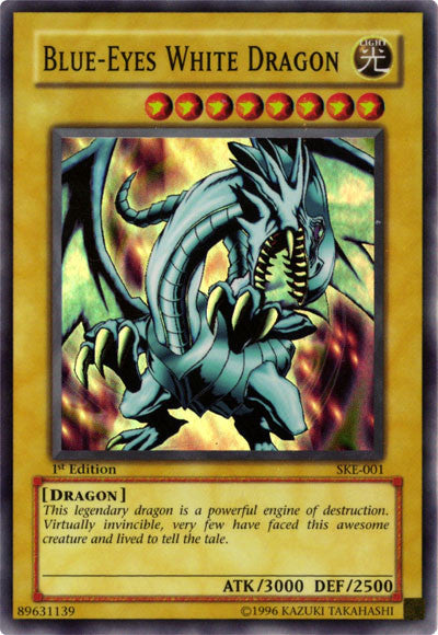 Dragon Blanc aux Yeux Bleus [SKE-001] Super Rare
