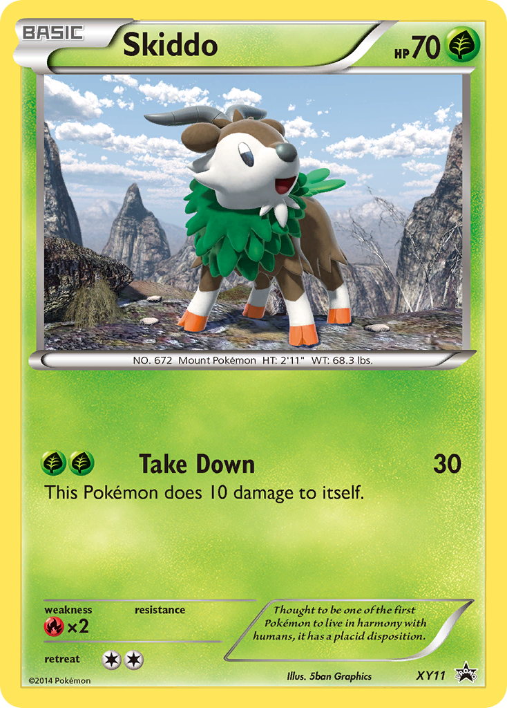 Skiddo (XY11) [XY: Promo Étoile Noire]
