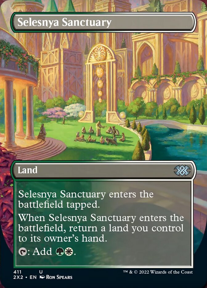 Sanctuaire de Selesnya (illustration alternative sans bordure) [Double Masters 2022]