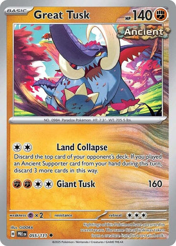 Gran Colmillo (055/131) [Escarlata y Púrpura: Evoluciones Prismáticas]
