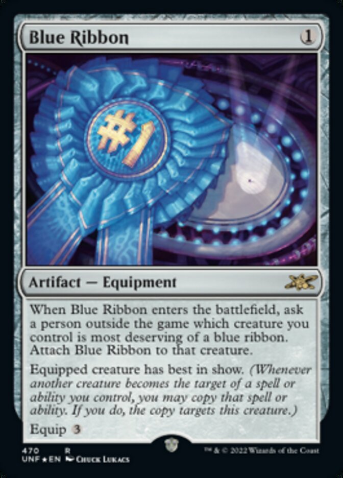 Listón Azul (Galaxia foil) [Unfinity]