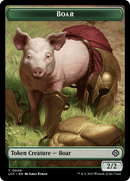 Sanglier // Ondin (0005) Jeton recto-verso [Tokens Commander Les cavernes oubliées d'Ixalan]