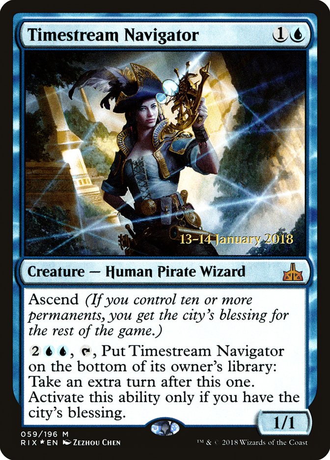 Navigateur du Flux temporel [Prerelease Promos des Rivaux d'Ixalan]