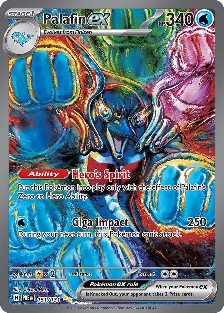 Palafin ex (151/131) [Écarlate et Violet : Évolutions Prismatiques]