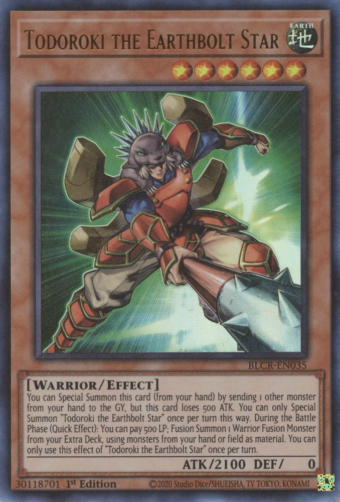 Todoroki l'Étoile du Bouclier Terrestre [BLCR-FR035] Ultra Rare