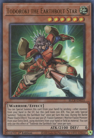 Todoroki the Earthbolt Star [BLCR-ES035] Ultra Rare