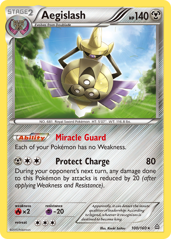 Aegislash (100/160) [XY: Duelos Primigenios]