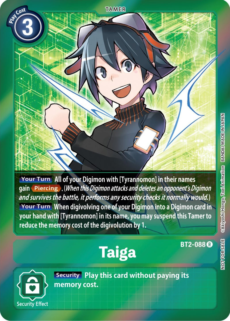 Taiga [BT2-088] (Paquete de evento 4) [Promociones del sobre de mejora especial de lanzamiento]