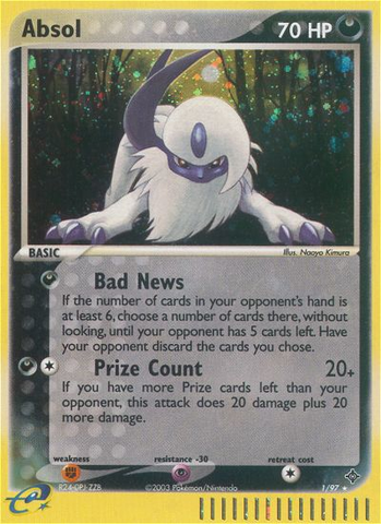 Absol (1/97) [EX : Dragon]