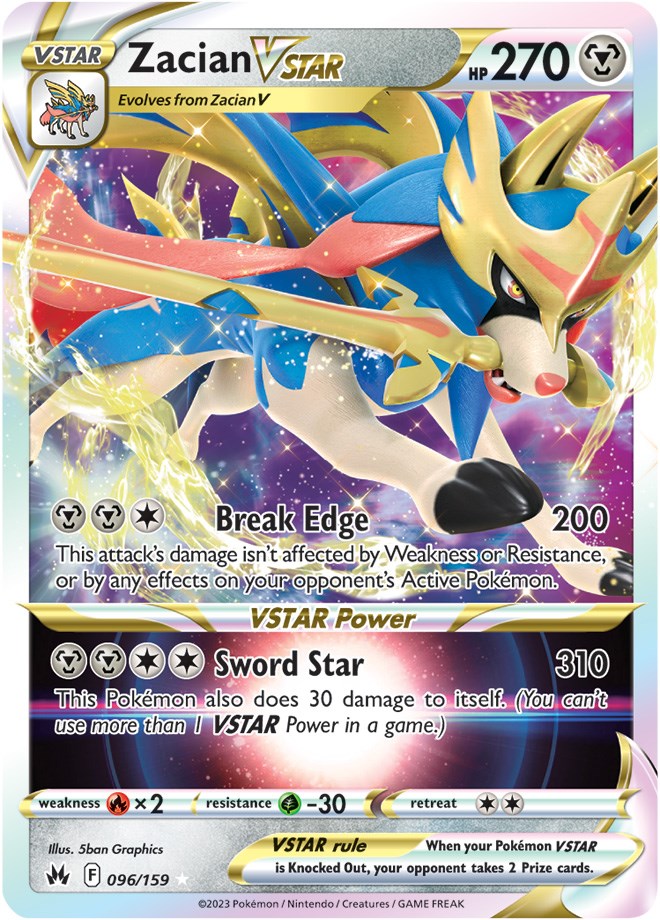 Zacian V-ASTRO (096/159) [Espada y Escudo: Cenit Supremo]