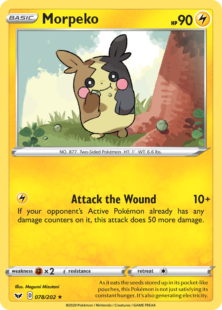 Morpeko (078/202) [Épée et Bouclier : Set de Base]