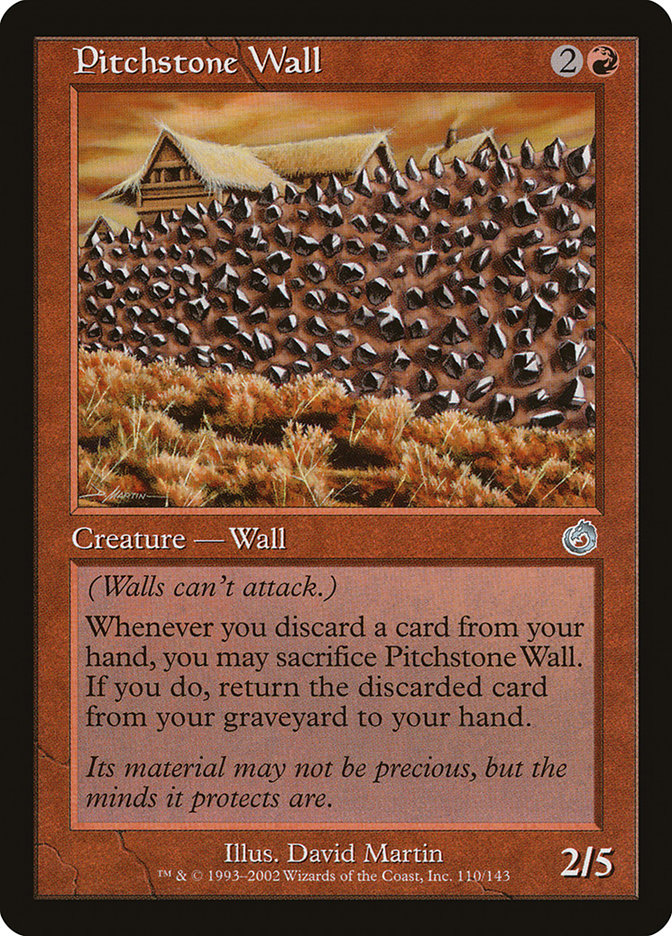 Mur en pierre de poix [Tourment]