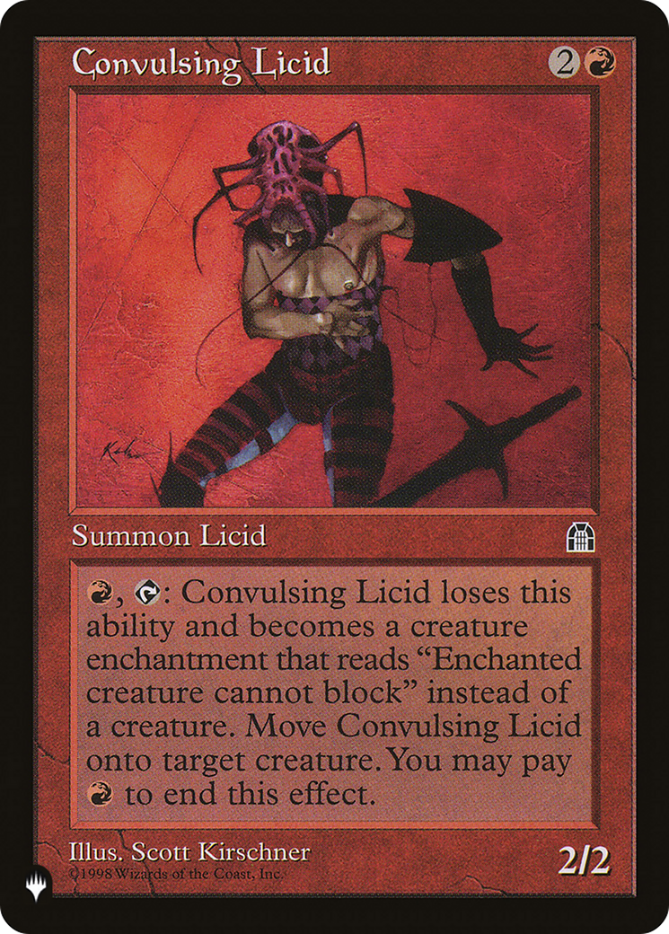 Licid en convulsion [La Liste]