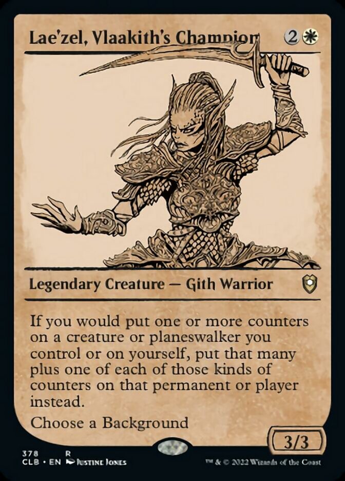 Lae'zel, championne de Vlaakith (Présentation) [Commander Legends: Battle for Baldur's Gate]