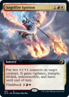 Ignition d'Angelfire (Extended Art) [Innistrad : Chasse de minuit]