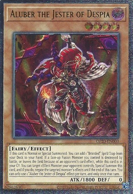Aluber el Jester de Despia [OP20-EN003] Ultimate Rare
