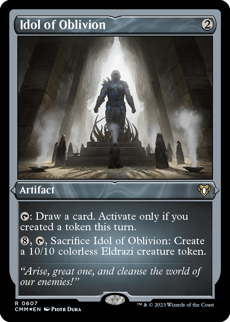 Idole de l'oubli (gravé à l'acide) [Commander Masters]