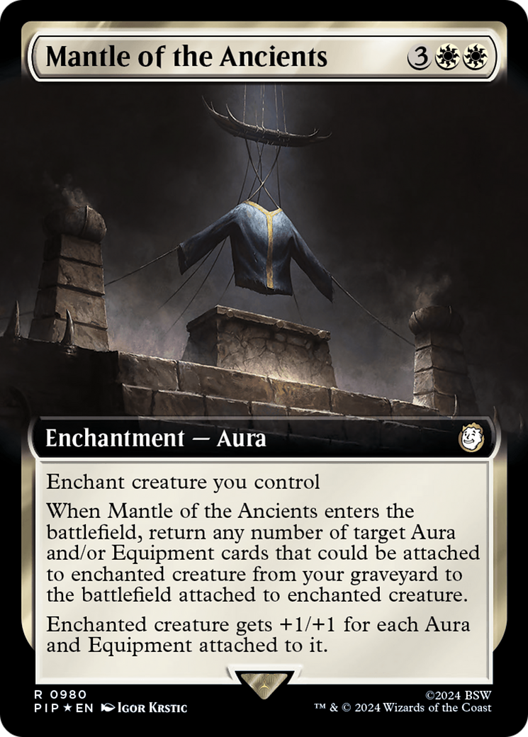 Manteau des Anciens (Extended Art) (Surge Foil) [Fallout]