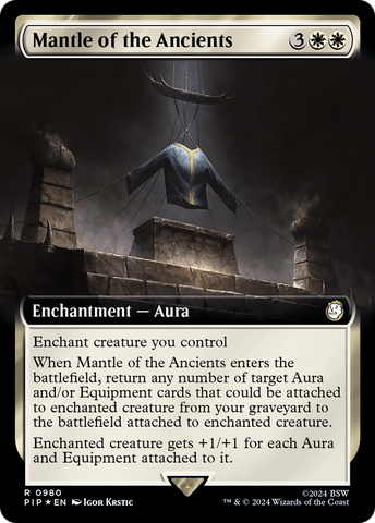 Manteau des Anciens (Extended Art) (Surge Foil) [Fallout]