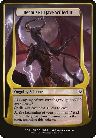 Porque así lo he querido (Tramas) [Archienemigo: Tramas de Nicol Bolas]