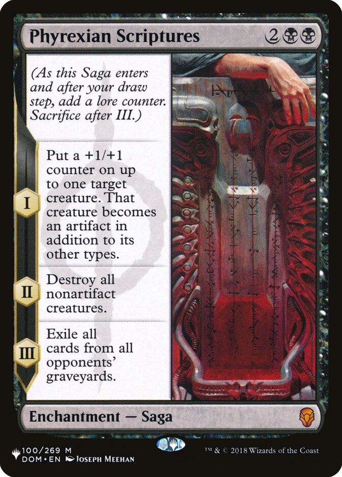 Écritures phyrexianes [The List]
