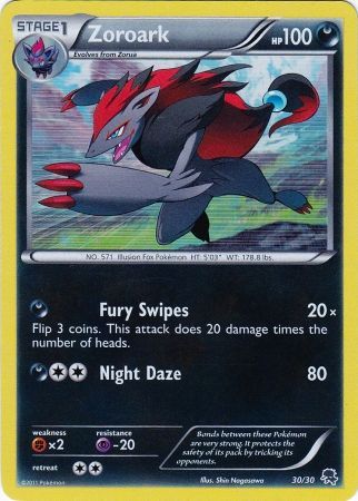 Zoroark (30/30) [Negro y Blanco: Kit de Entrenador - Zoroark]