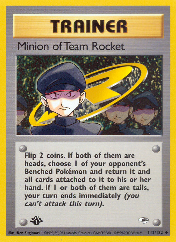 Larbin de la Team Rocket (113/132) [Gym Heroes Édition 1]