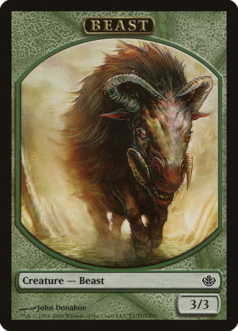Ficha de bestia (T1) [Duel Decks: Garruk vs. Liliana Tokens]