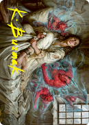 Eruth, prophète tourmenté carte illustrée (signature dorée) [Série d'illustrations Innistrad: Vœu de sang]