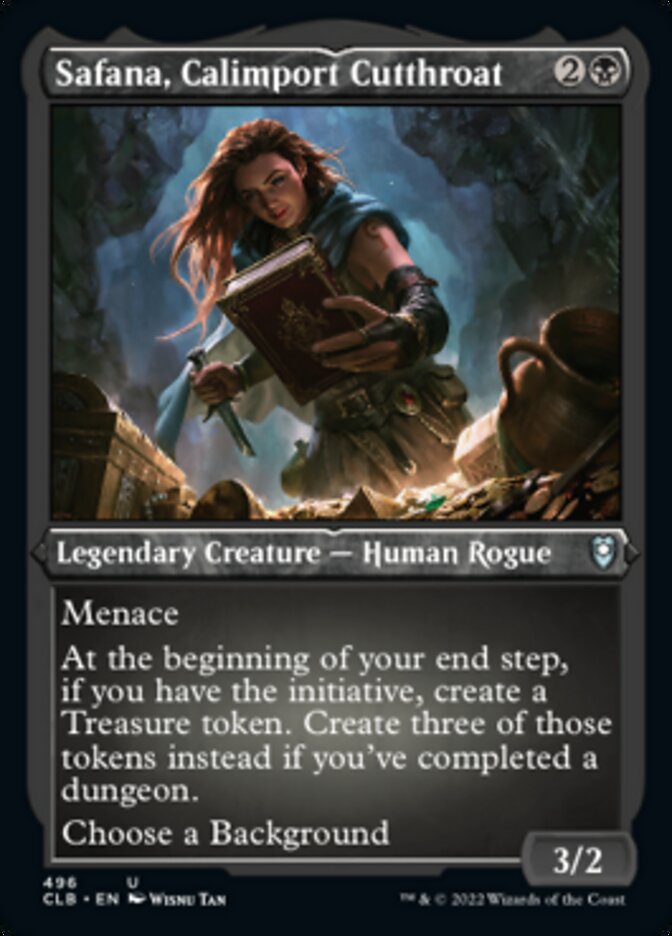 Safana, coupe-jarret de Calimshan (gravée à l'acide) [Commander Legends : Battle for Baldur's Gate]