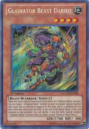 Bête Gladiateur Darius [LCGX-FR244] Secrète Rare