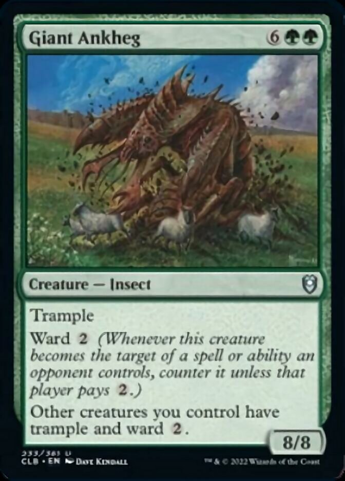 Ankheg gigante [Commander Legends: Battle for Baldur's Gate]