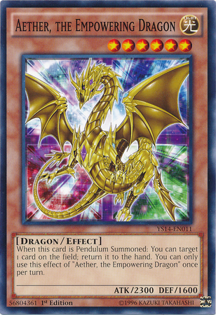 Aether, el Dragón Potenciador [YS14-EN011] Común