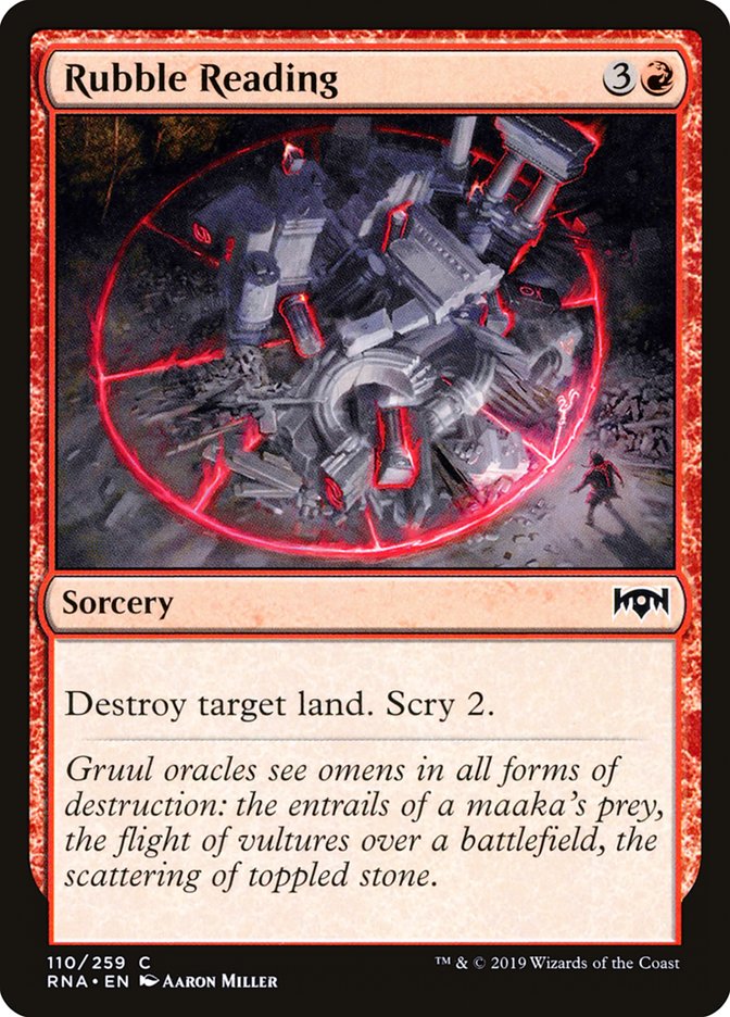 Lecture sur les décombres [Allégeance de Ravnica]