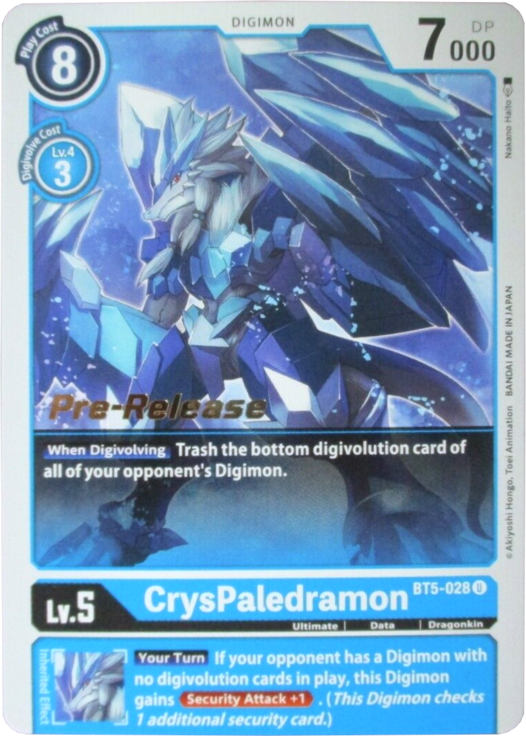 CrysPaledramon [BT5-028] [Promociones Pre-Lanzamiento Battle of Omni]