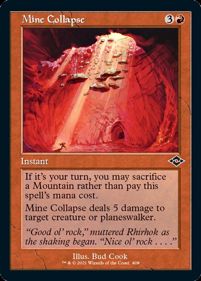 Effondrement minier (Gravure rétro) [Modern Horizons 2]