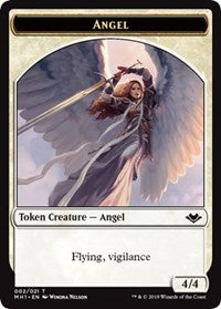 Ángel (002) // Elemental (008) Ficha de doble cara [Modern Horizons Tokens]